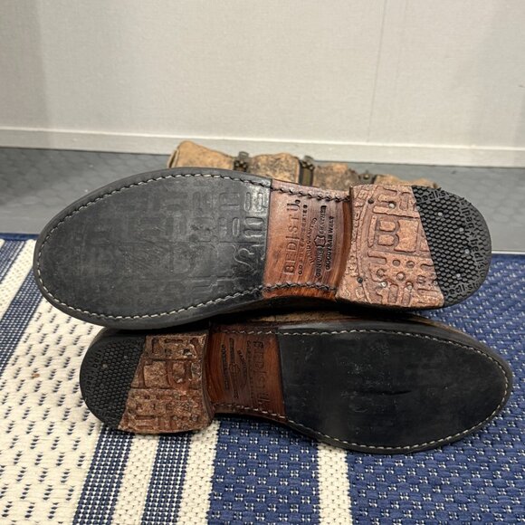 BED STU COBBLER SERIES TANGO WOMEN'S TALL BOOT 7.5 DISTRESSED RUSTIC BROWN NEW - Picture 11 of 16